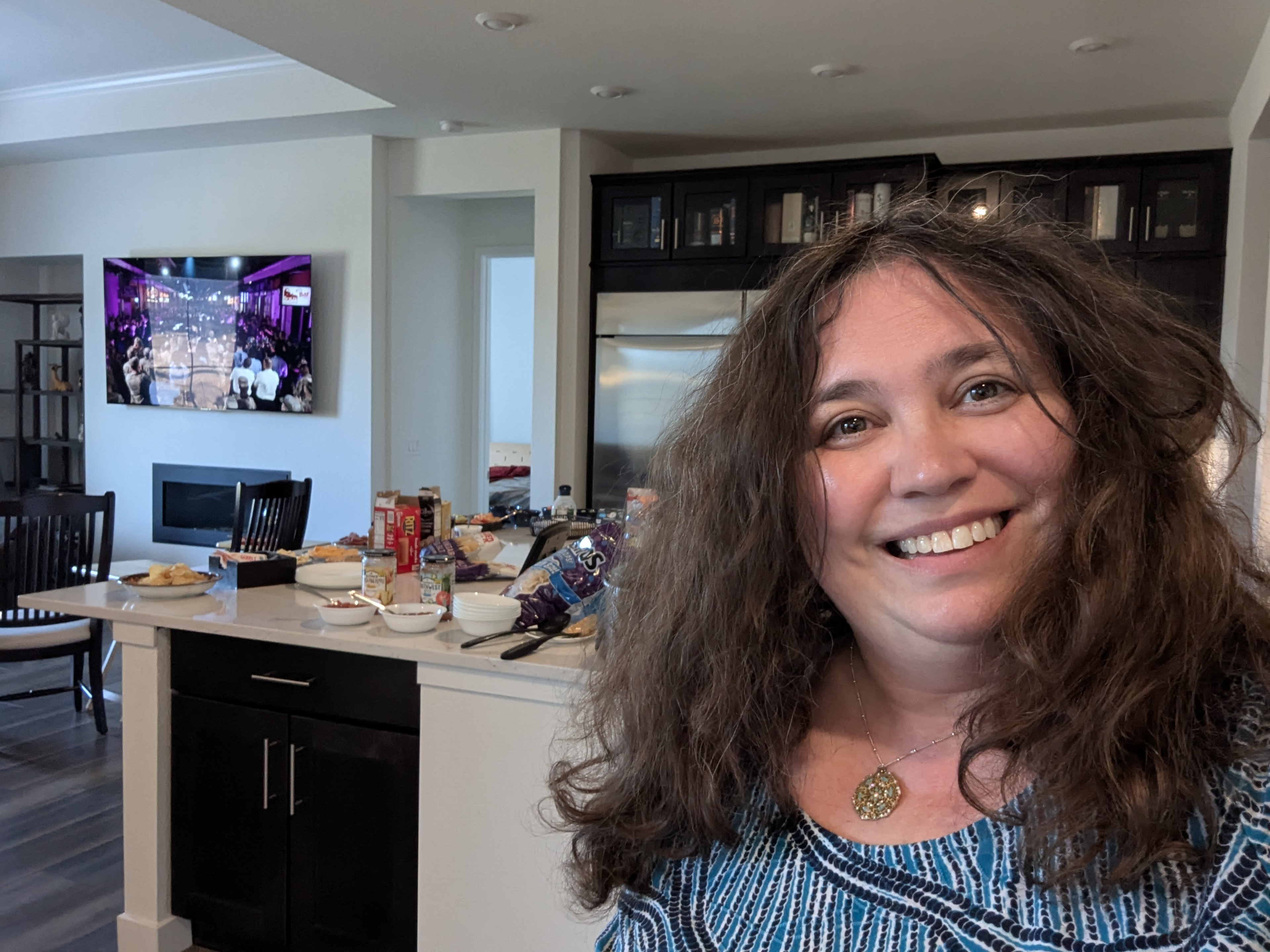 Super Bowl Party, Morrison Colorado, Kari Sanders